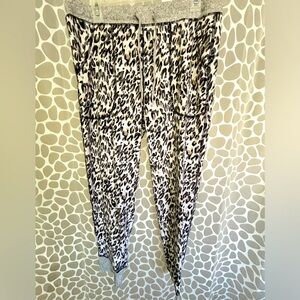Leopard pajama pants